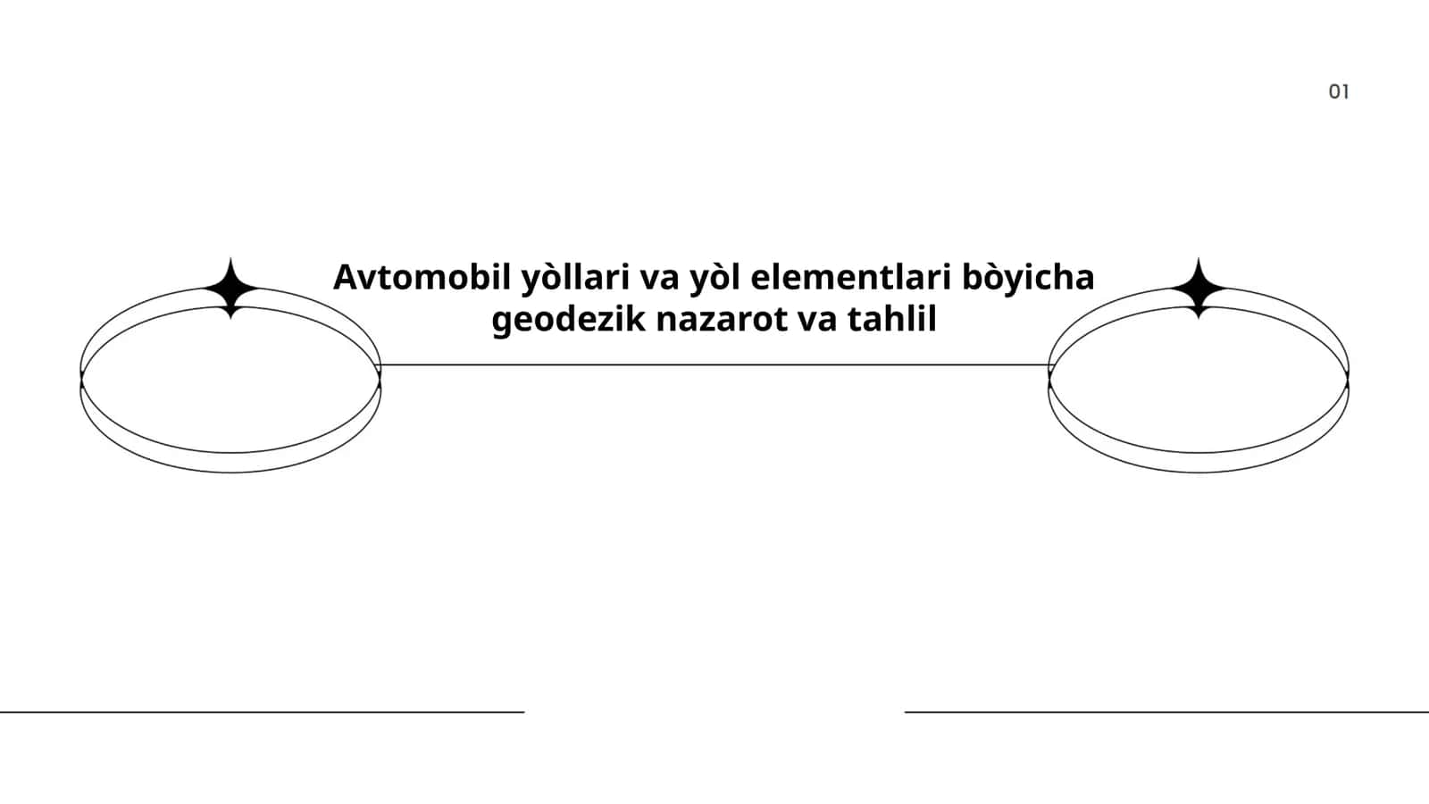 Avtomobil yòllari va yòl elementlari bòyicha geodezik nazarot va tahlil