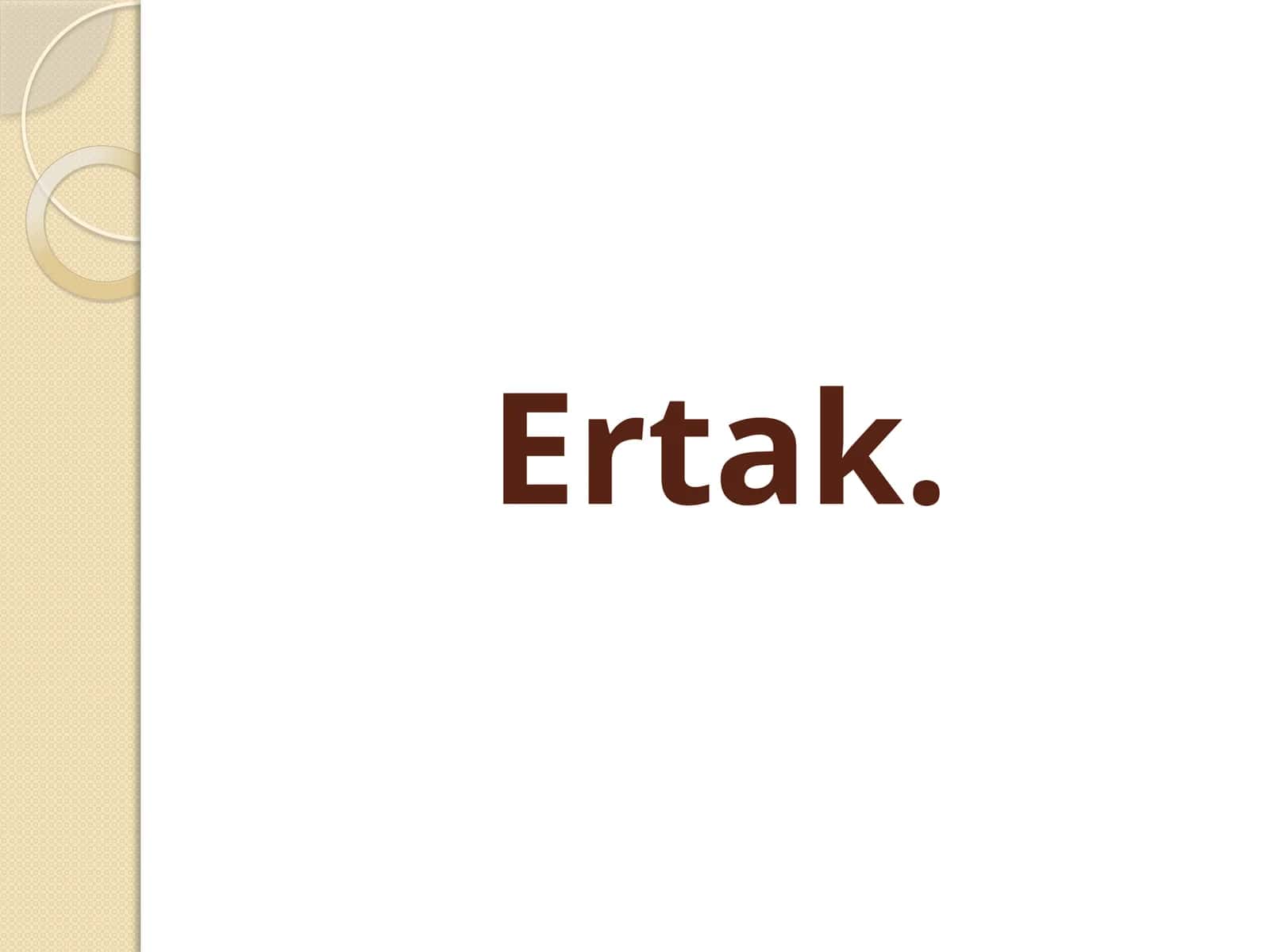 Ertak