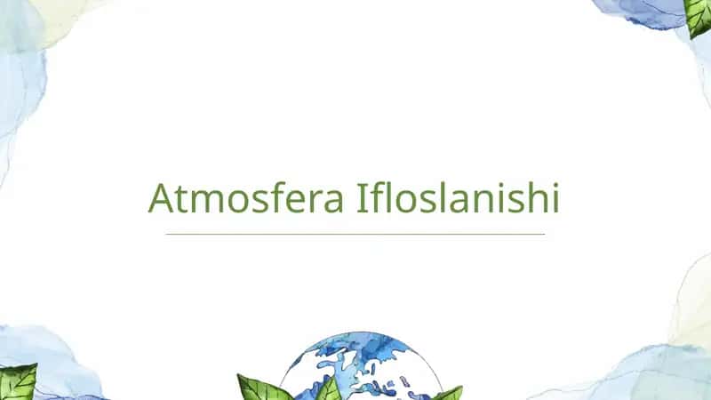 Atmosfera Ifloslanishi