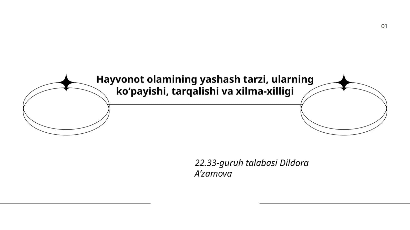 Hayvonot olamining yashash muhitlari