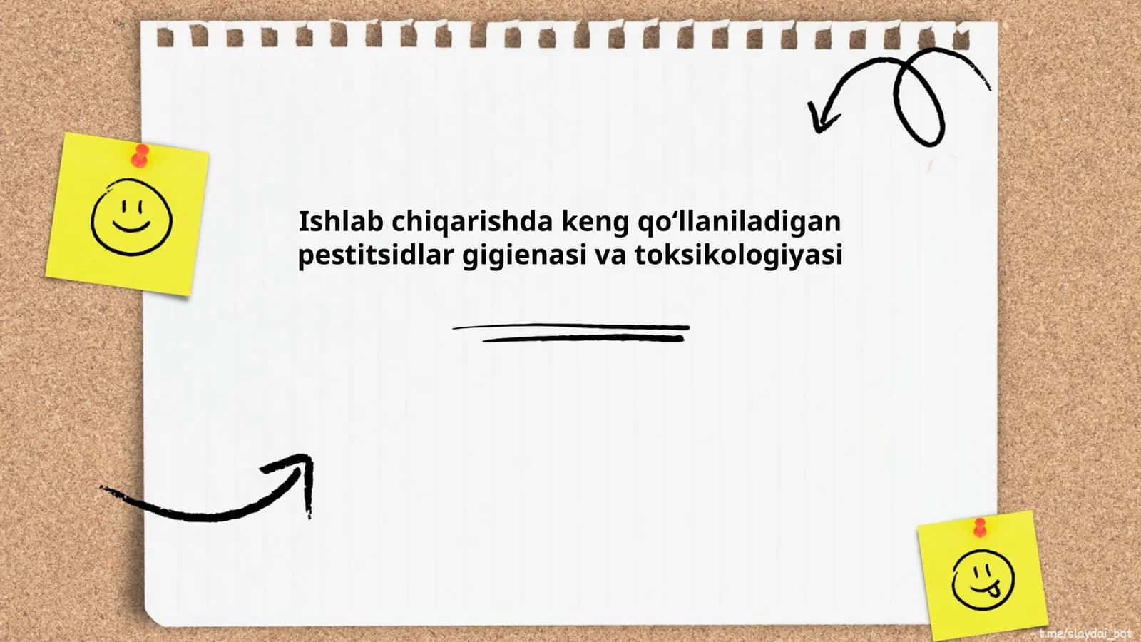 Ishlab chiqarishda keng qo‘llaniladigan pestitsidlar gigienasi va toksikologiyasi