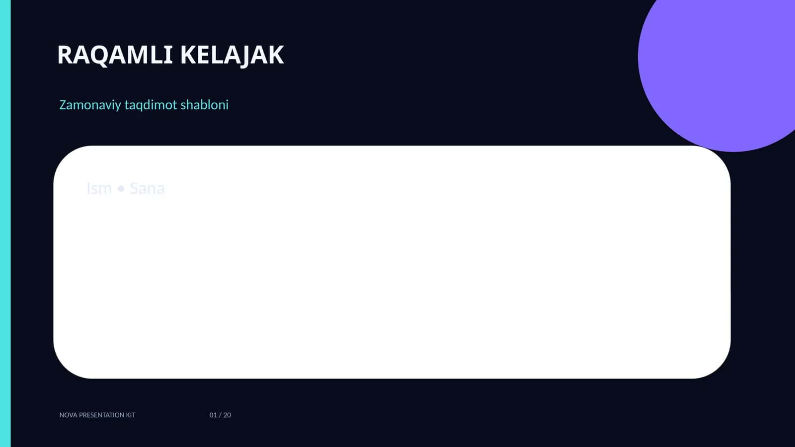RAQAMLI KELAJAK