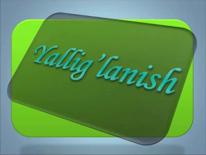 Yallig’lanish