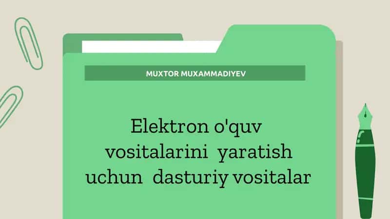 Dasturiy Vositalar Yaratish Jarayoni