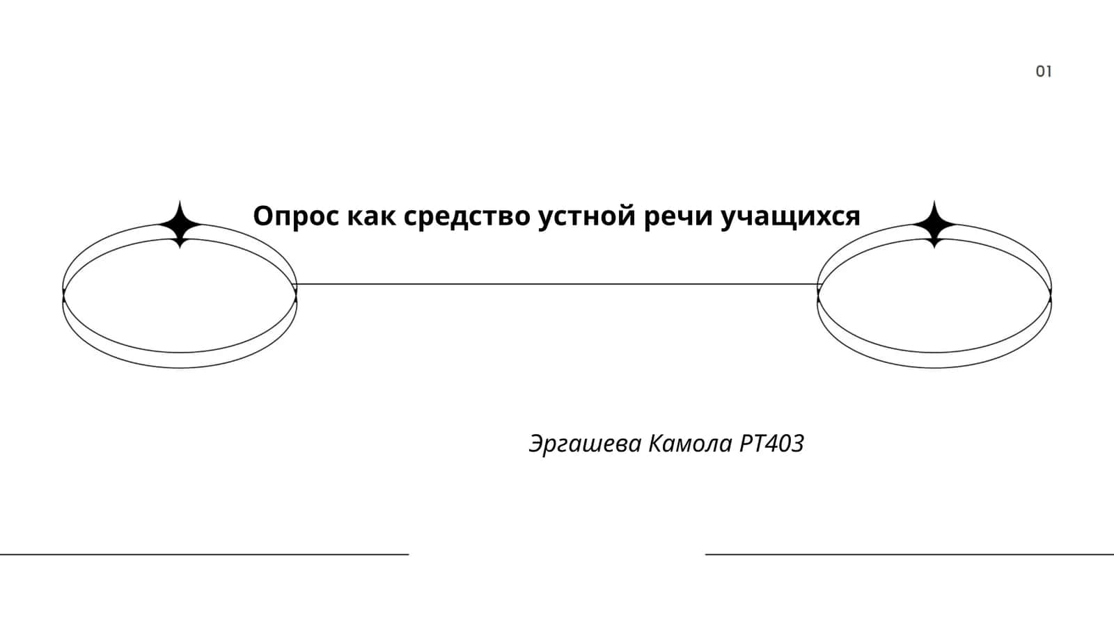 Опрос как средство устной речи учащихся