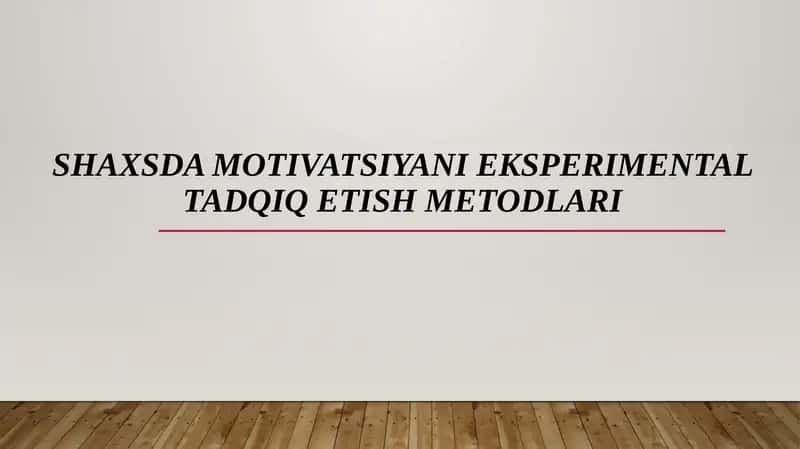 Shaxsdamotivatsiya