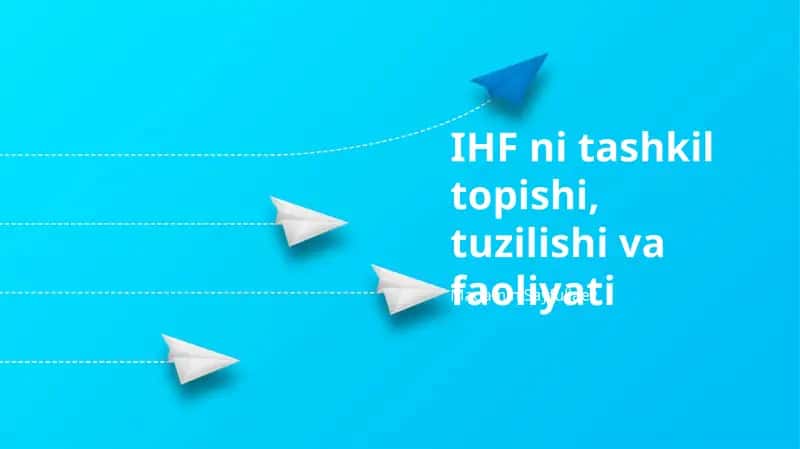IHF ning shakllanishi