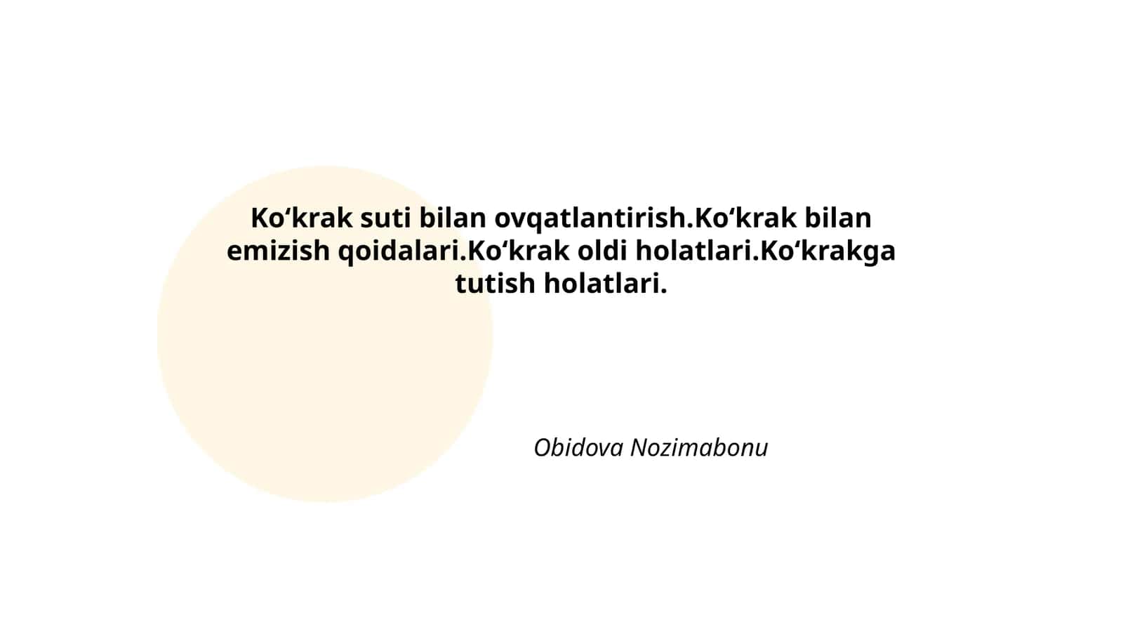 Koʻkrak suti bilan ovqatlantirish