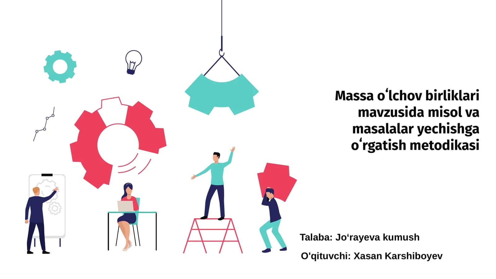 Massa oʻlchov birliklari mavzusida misol va masalalar yechishga oʻrgatish metodikasi