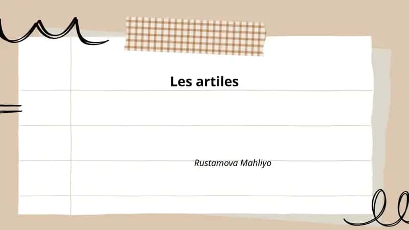 Les artiles