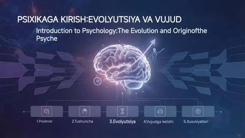 PSIXIKAGA KIRISH: EVOLYUTSIYA VA VUJUD