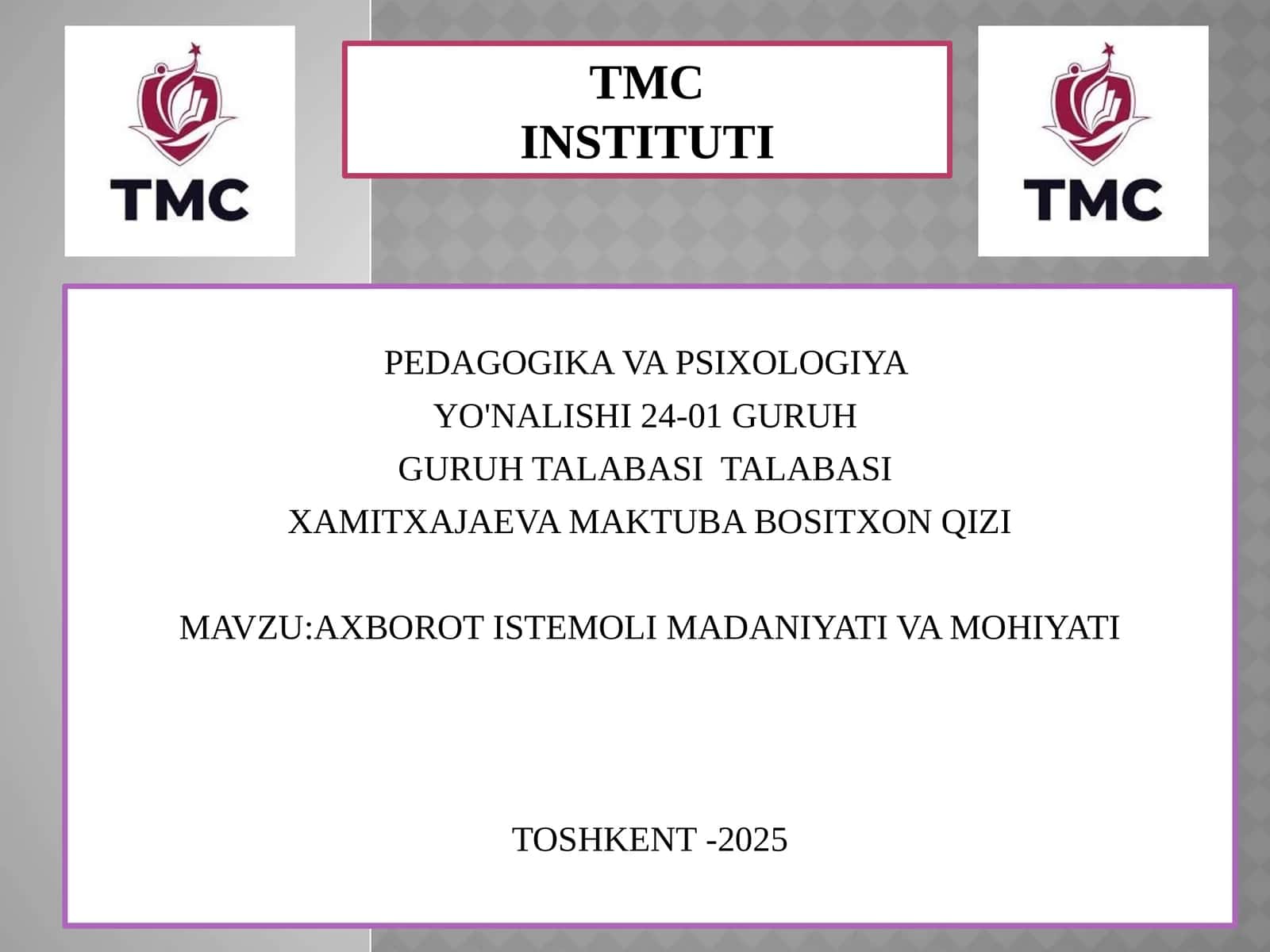 Axborot Iste'moli Madaniyati