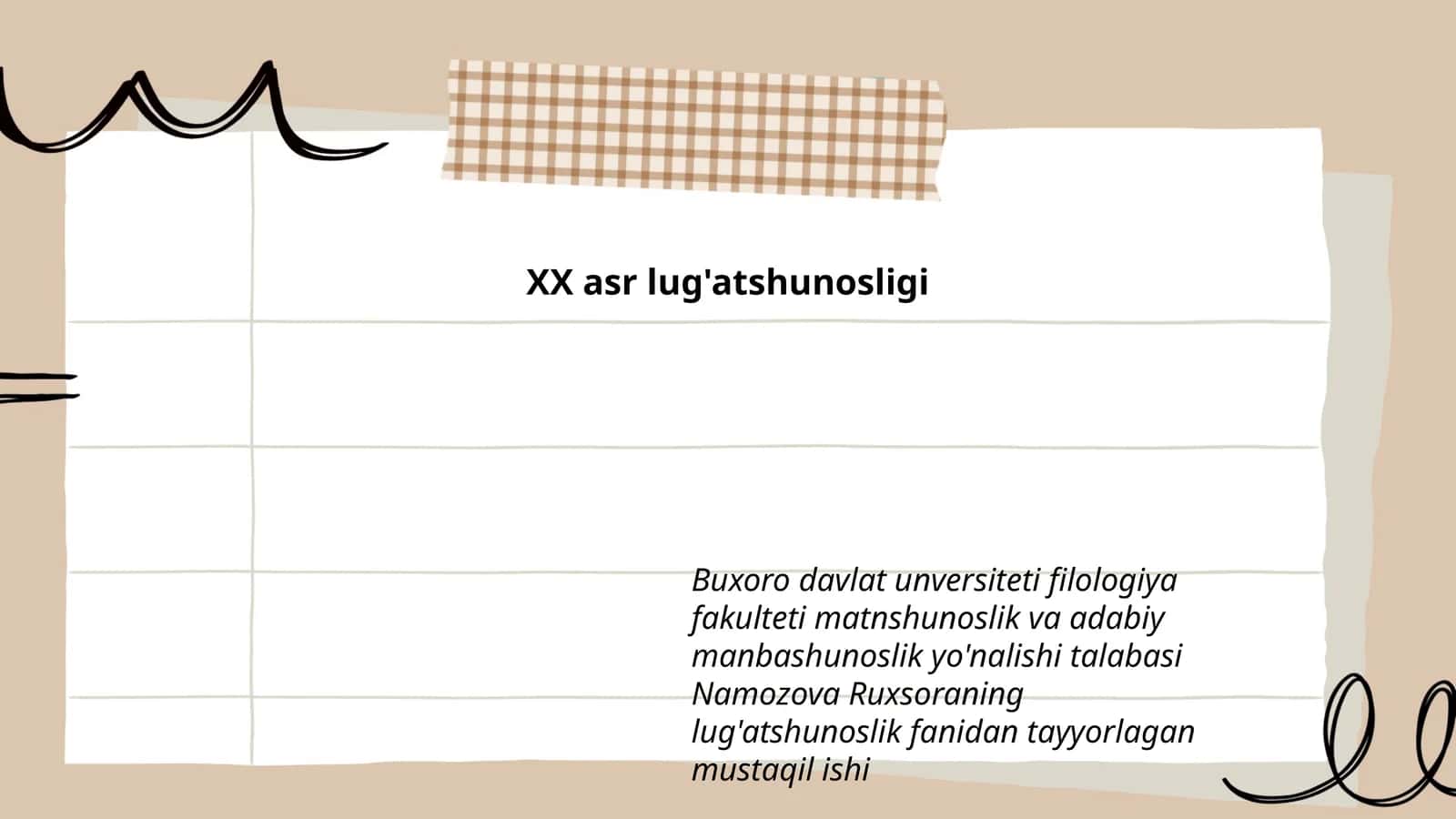 XX asr lug'atshunosligi