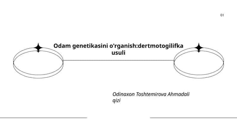 Odilning genetikasi. Dermatoglika usuli