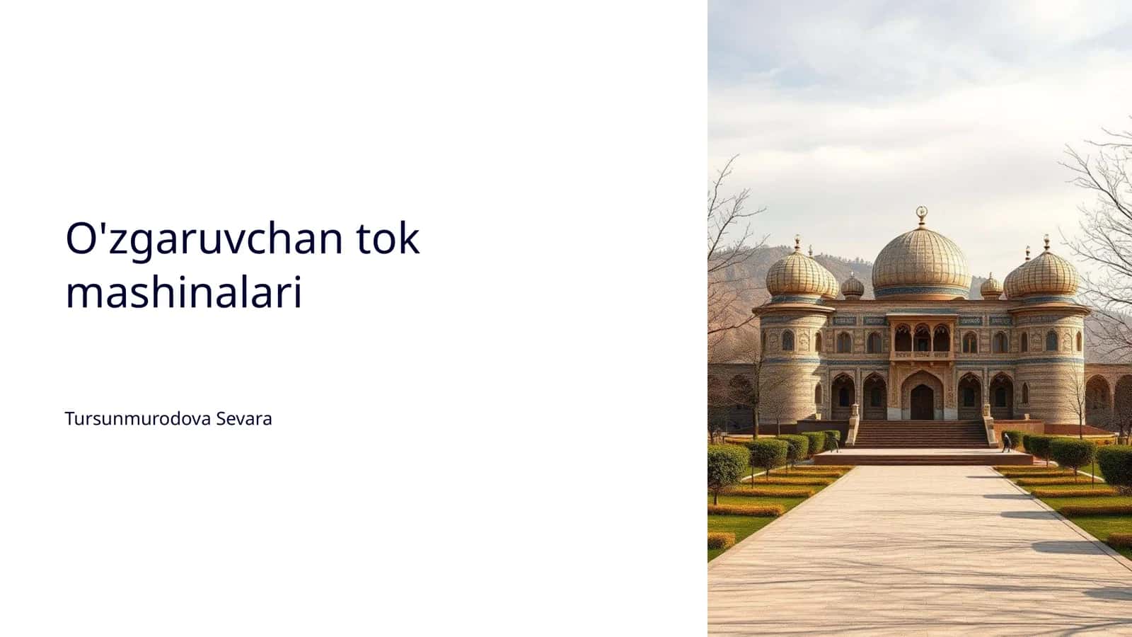 O'zgaruvchan tok mashinalari