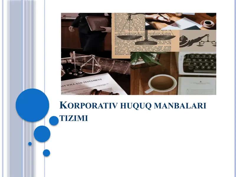 Korporativ huquq manbalari tizimi