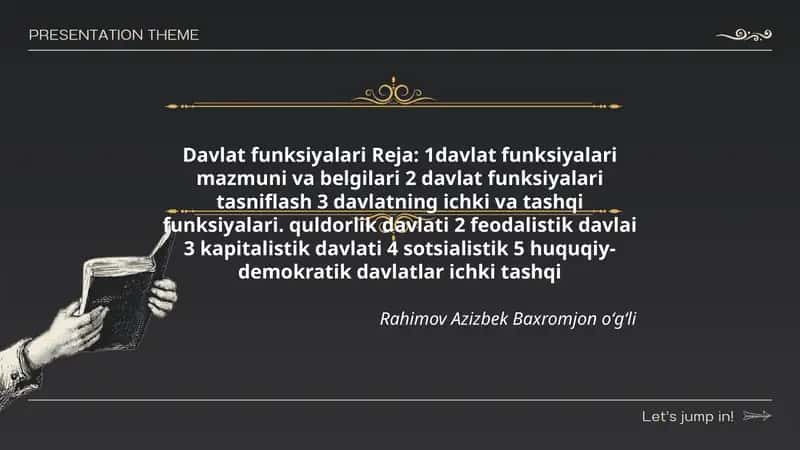 Davlat funksiyalari
