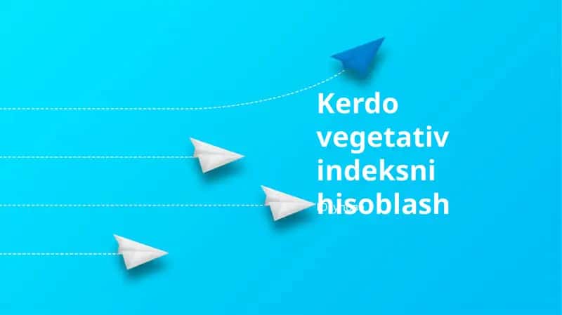 Kerdo vegetativ indeksni hisoblash