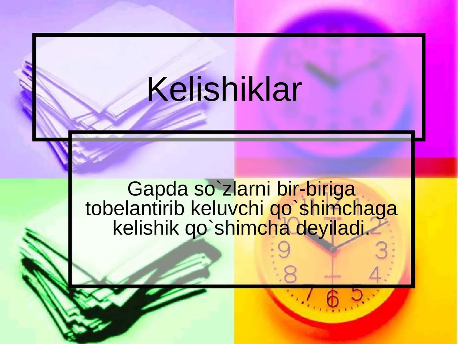 Kelishiklar