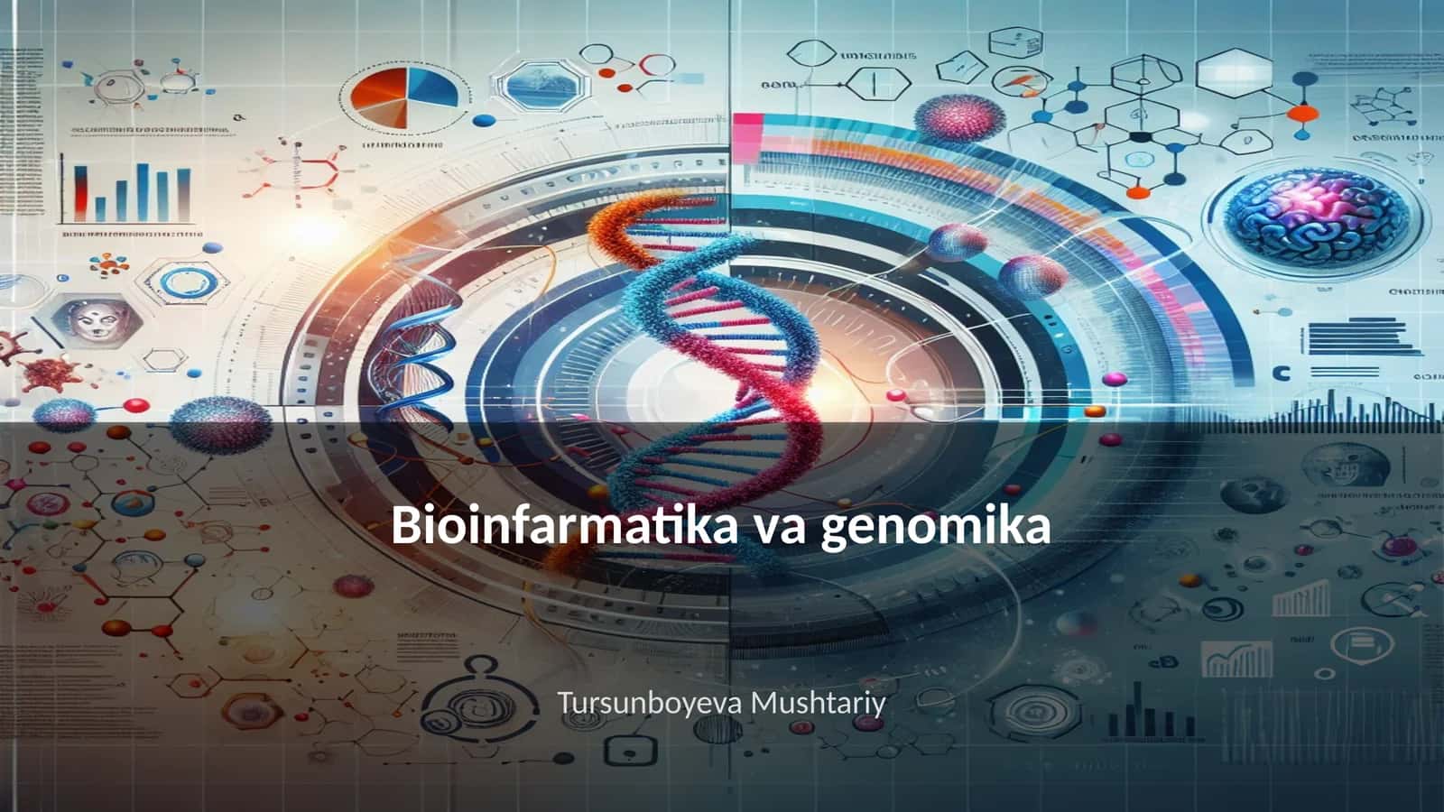 Bioinfarmatika va genomika