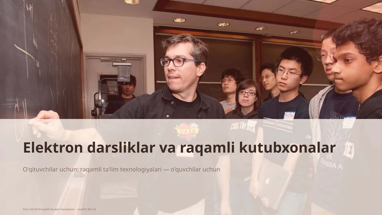 Elektron darsliklar va raqamli kutubxonalar