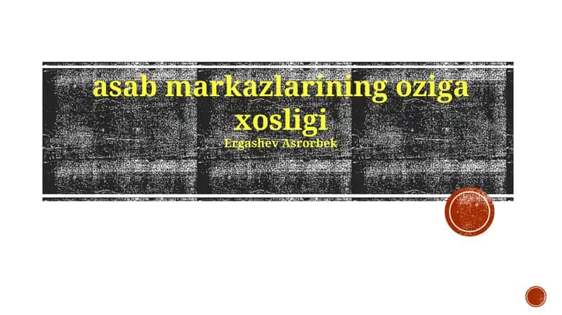 ASAB markazlarining oziga xosligi
