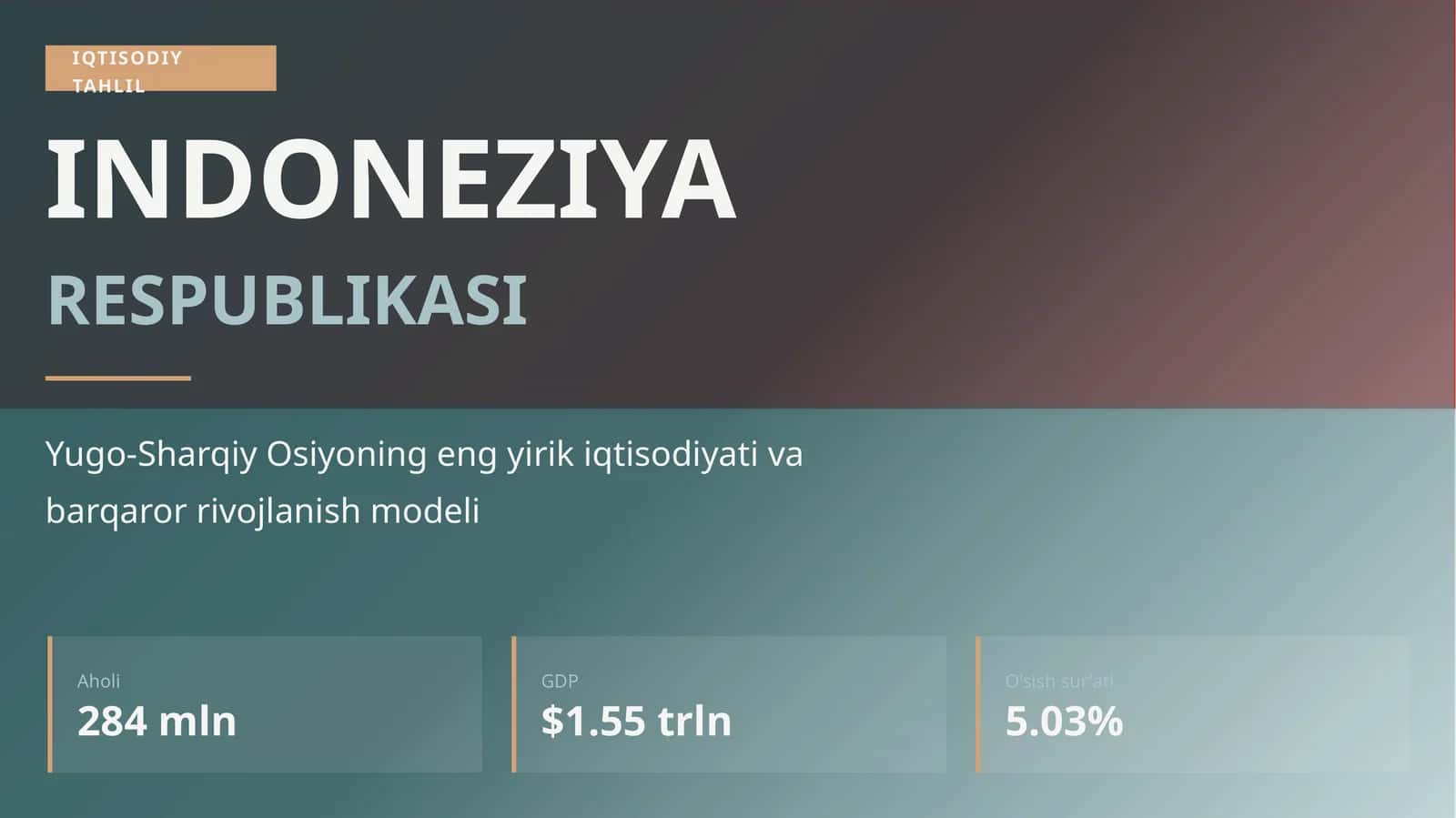 IQTISODIY TAHLIL