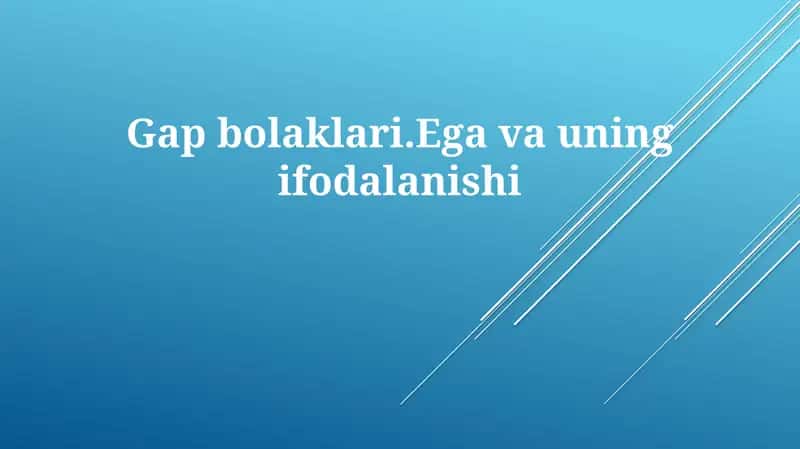 Defektiv gaplar: mohiyati va turlari
