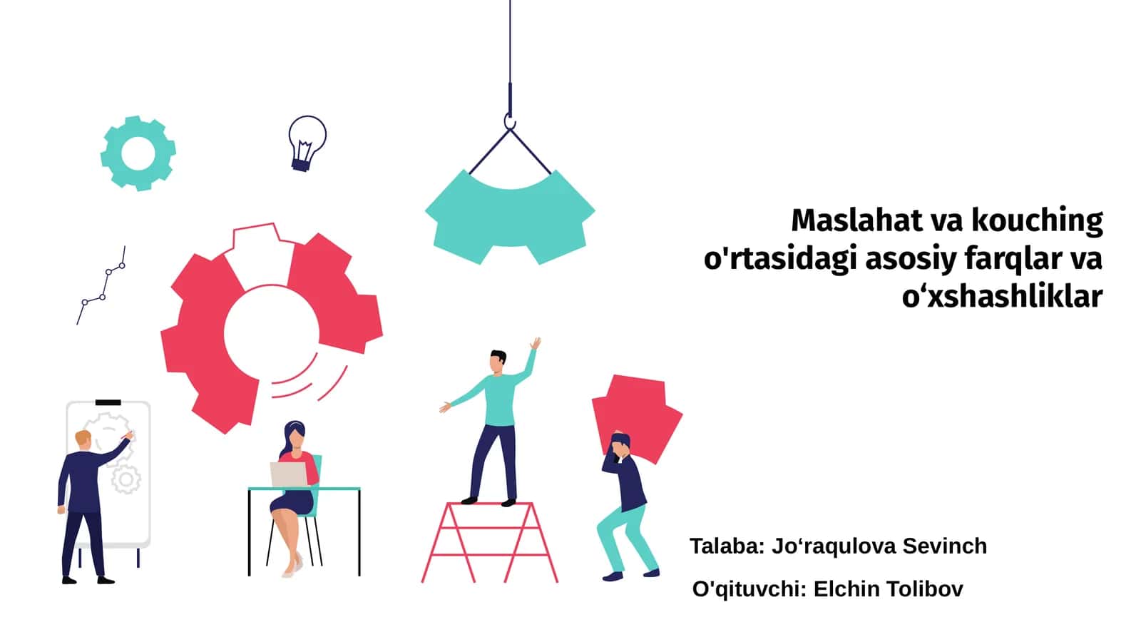 Maslahat va kouching o'rtasidagi asosiy farqlar va o‘xshashliklar