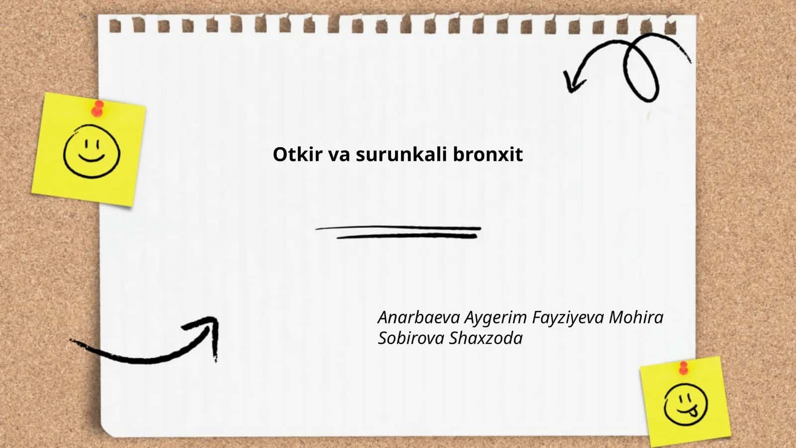 Otkir va surunkali bronxit