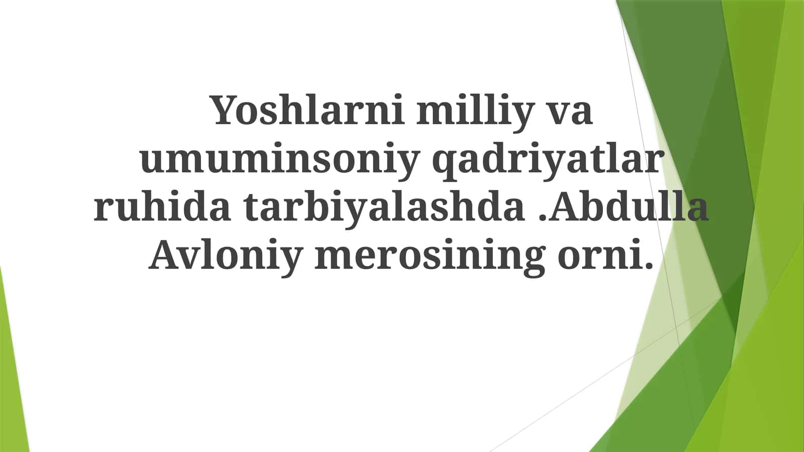 Abdulla Avloniyning Asosiy Asarlari