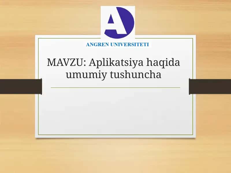 Aplikatsiya