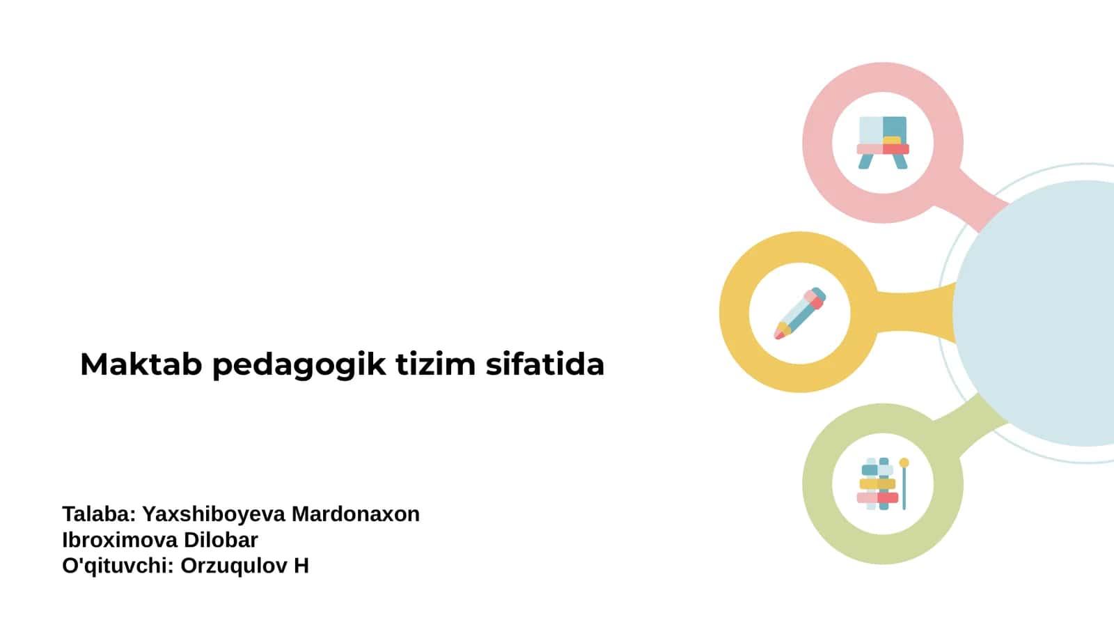 Maktabning Tarixi va Rivojlanishi