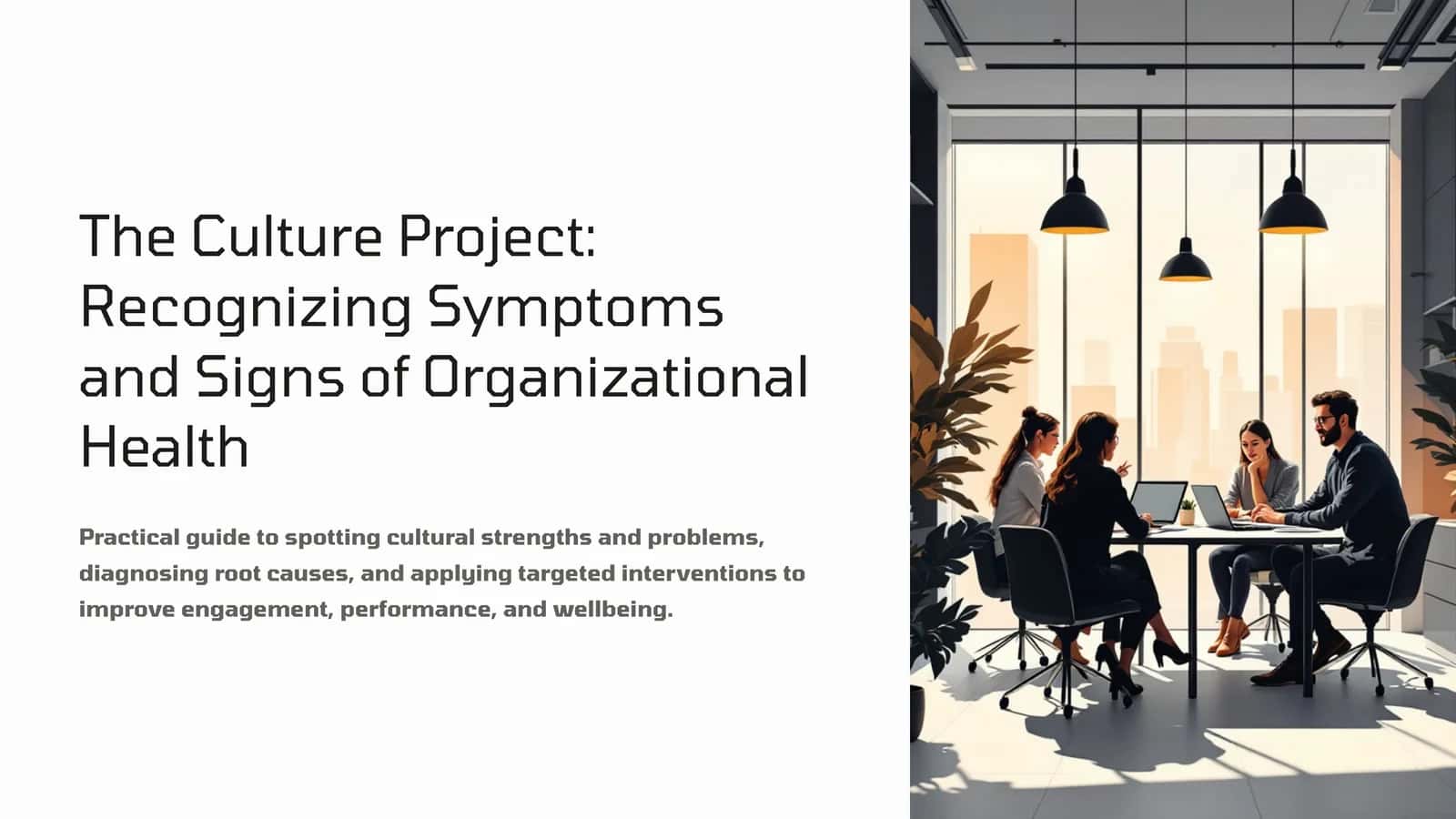 The Culture Project: Recognizing Symptoms and Signs of Organizational Health