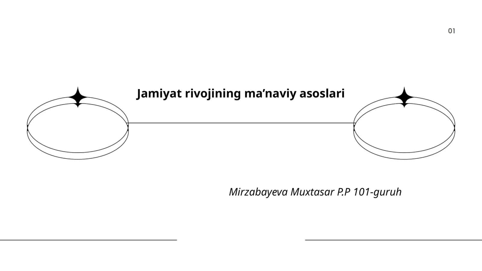 Jamiyat rivojining ma’naviy asoslari