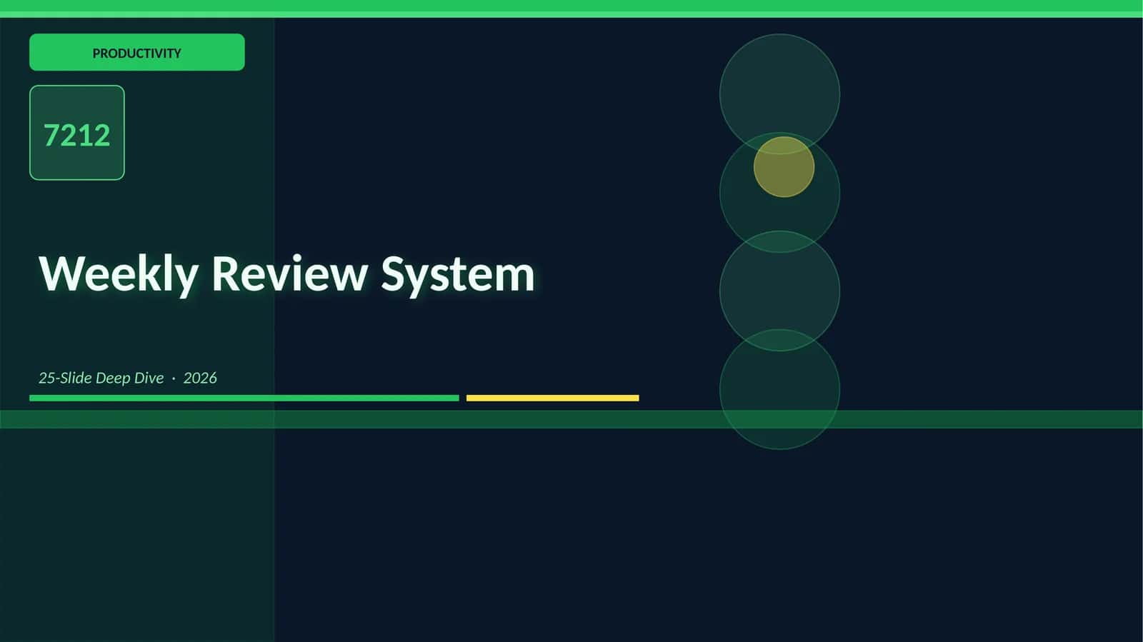 Weekly Review System