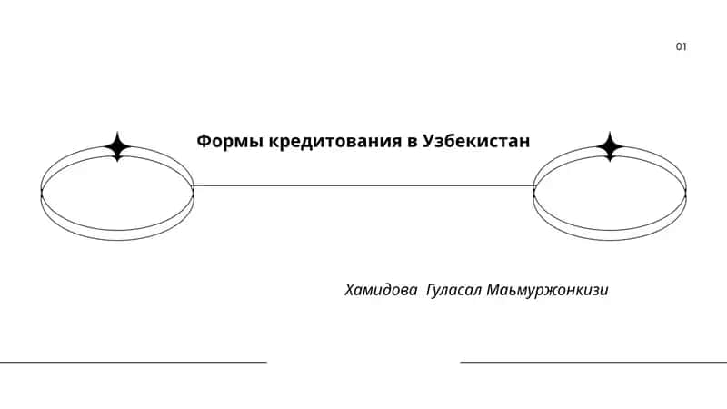 Формы кредитования в Узбекистан