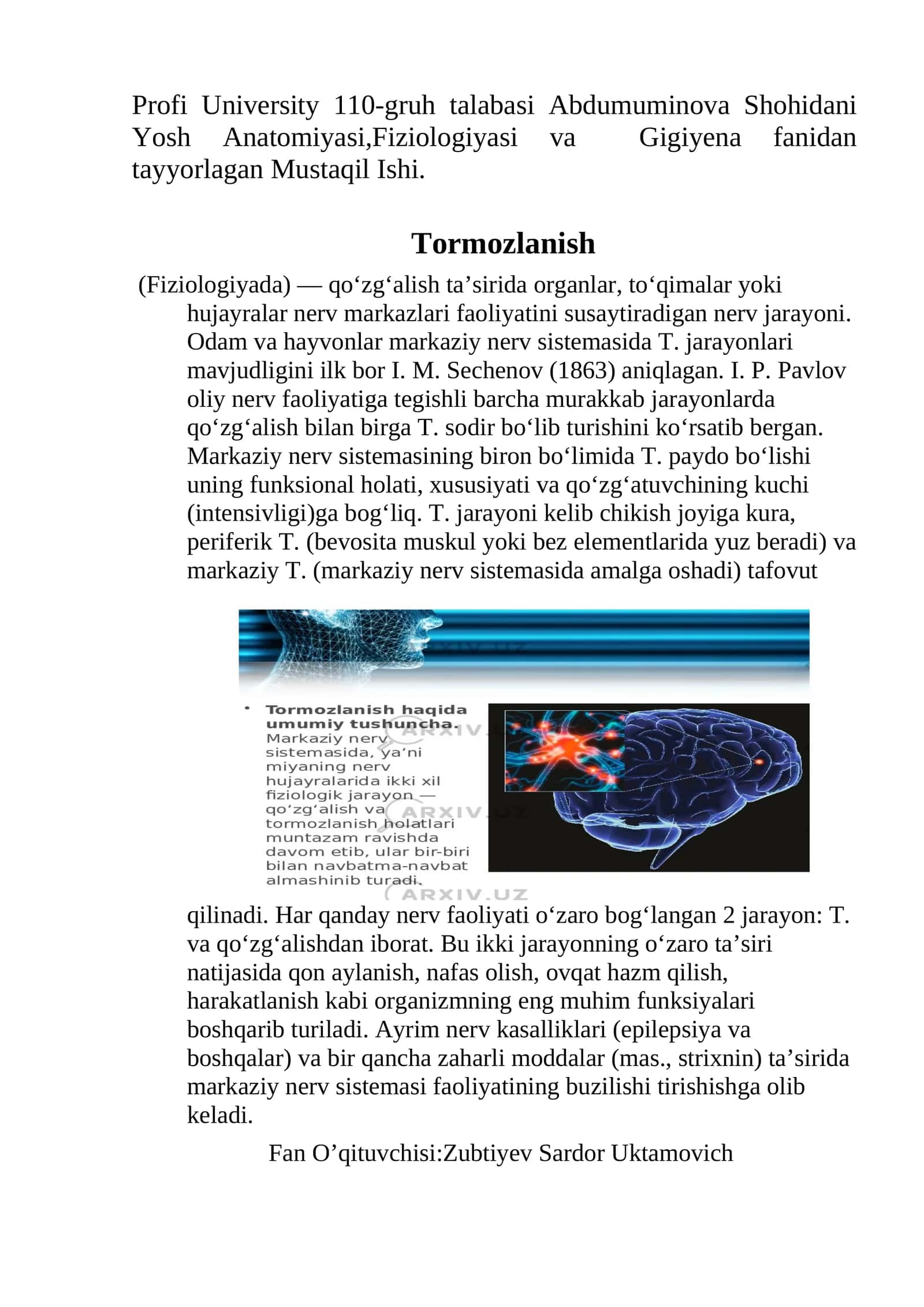 Tormozlanish