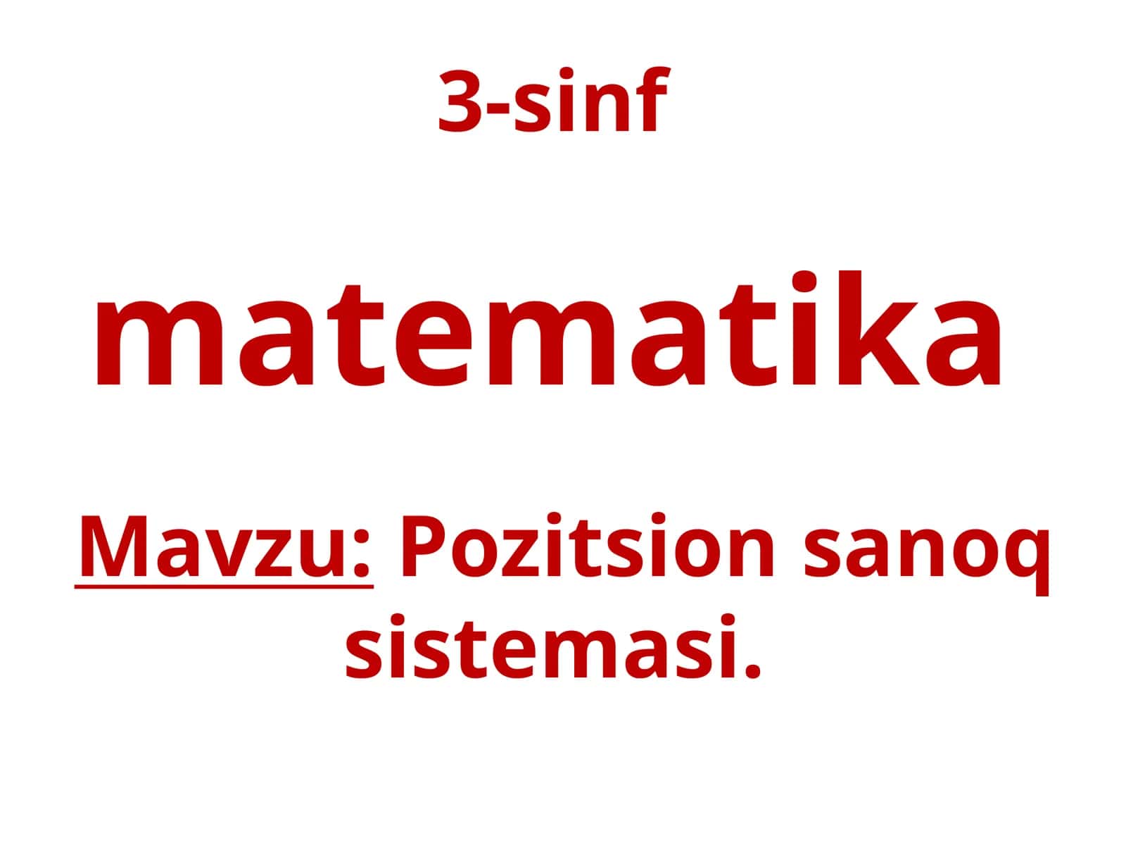 Pozitsionsanoqsistemasi