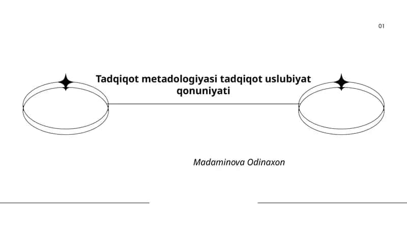 Tadqiqot metadologiyasi tadqiqot uslubiyat qonuniyati