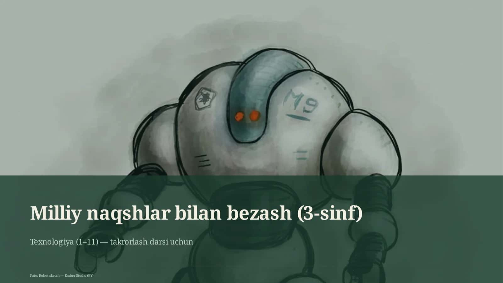 Milliy naqshlar bilan bezash (3-sinf)