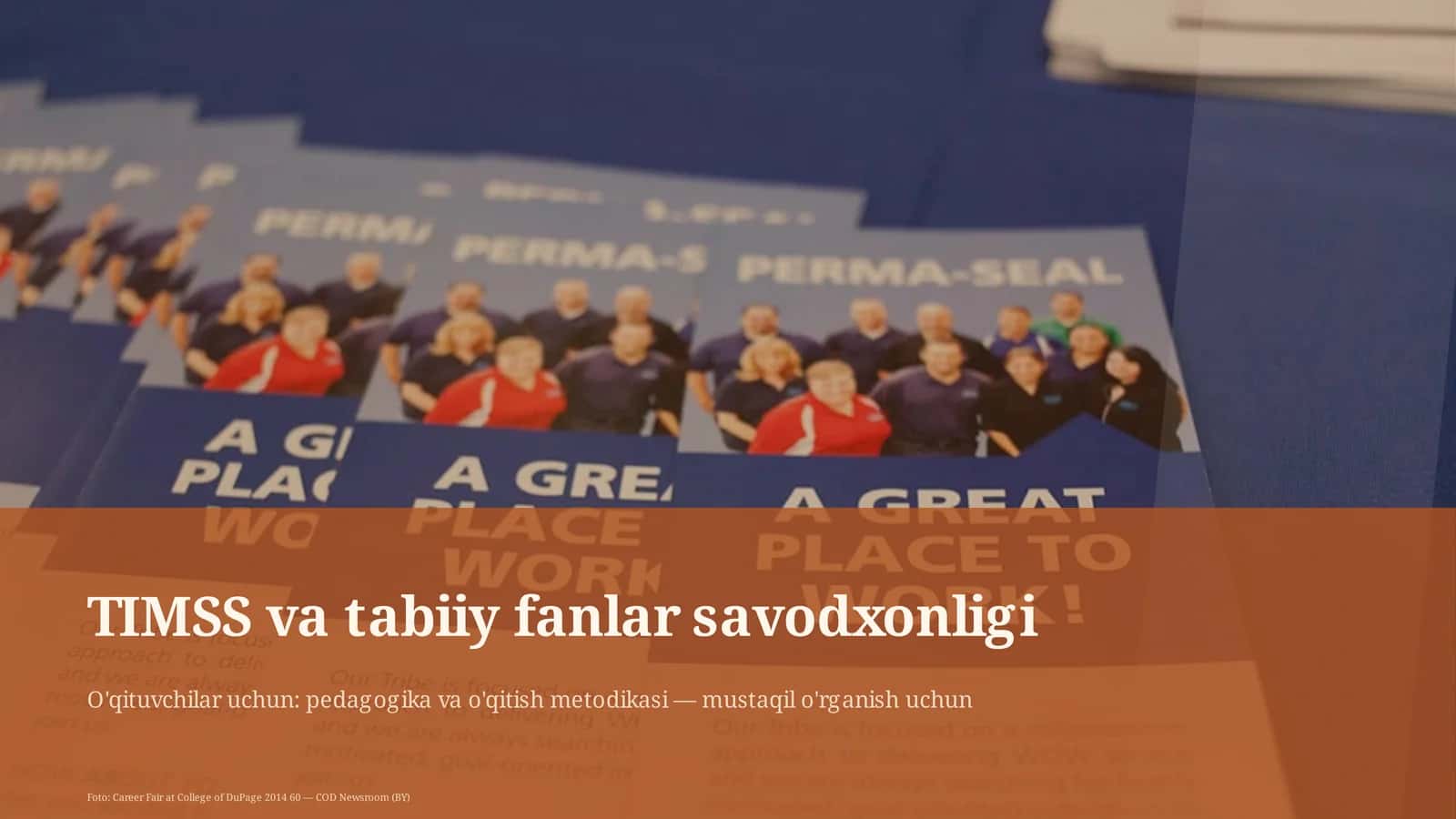 TIMSS va tabiiy fanlar savodxonligi