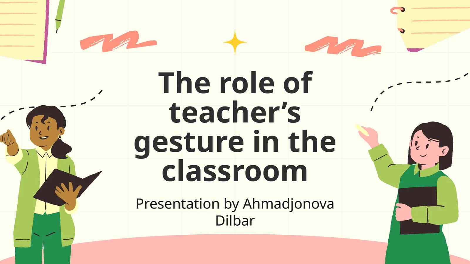 The role of teacher’s gesture in the classroom