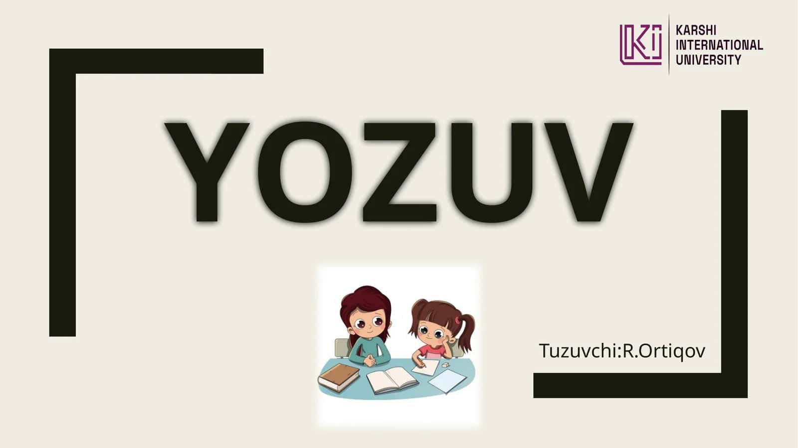Yozuvnima?
