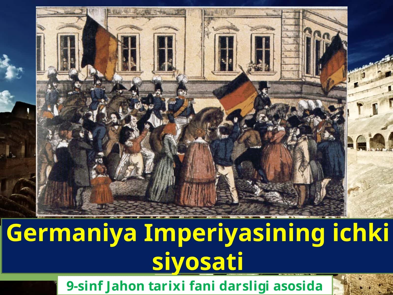 9-sinf Jahon tarixi fanidan ishlar asosida 9-mavzu