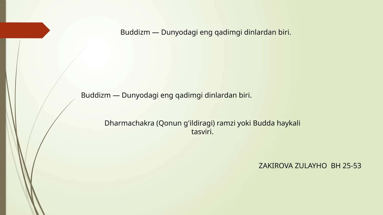 Buddizmning kelib chiqishi