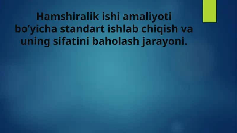 Standartishlabchiqish
