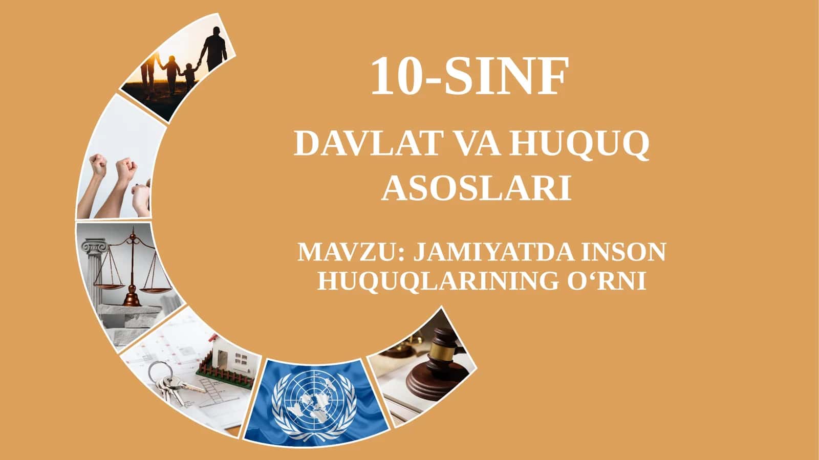 Jamiyatda inson huquqlarining oʻrni