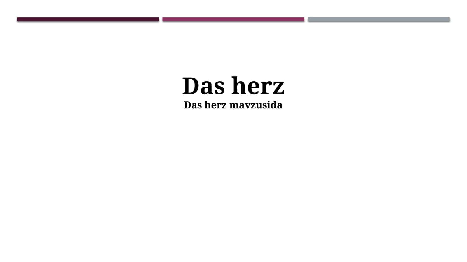 Das herz