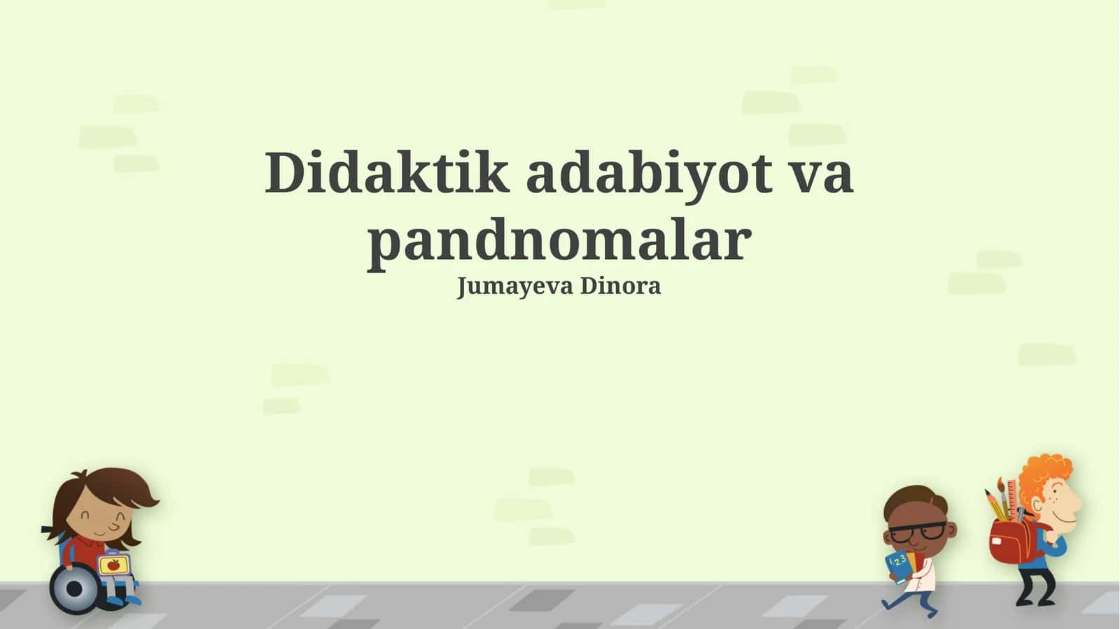Didaktik adabiyot va pandnomalar